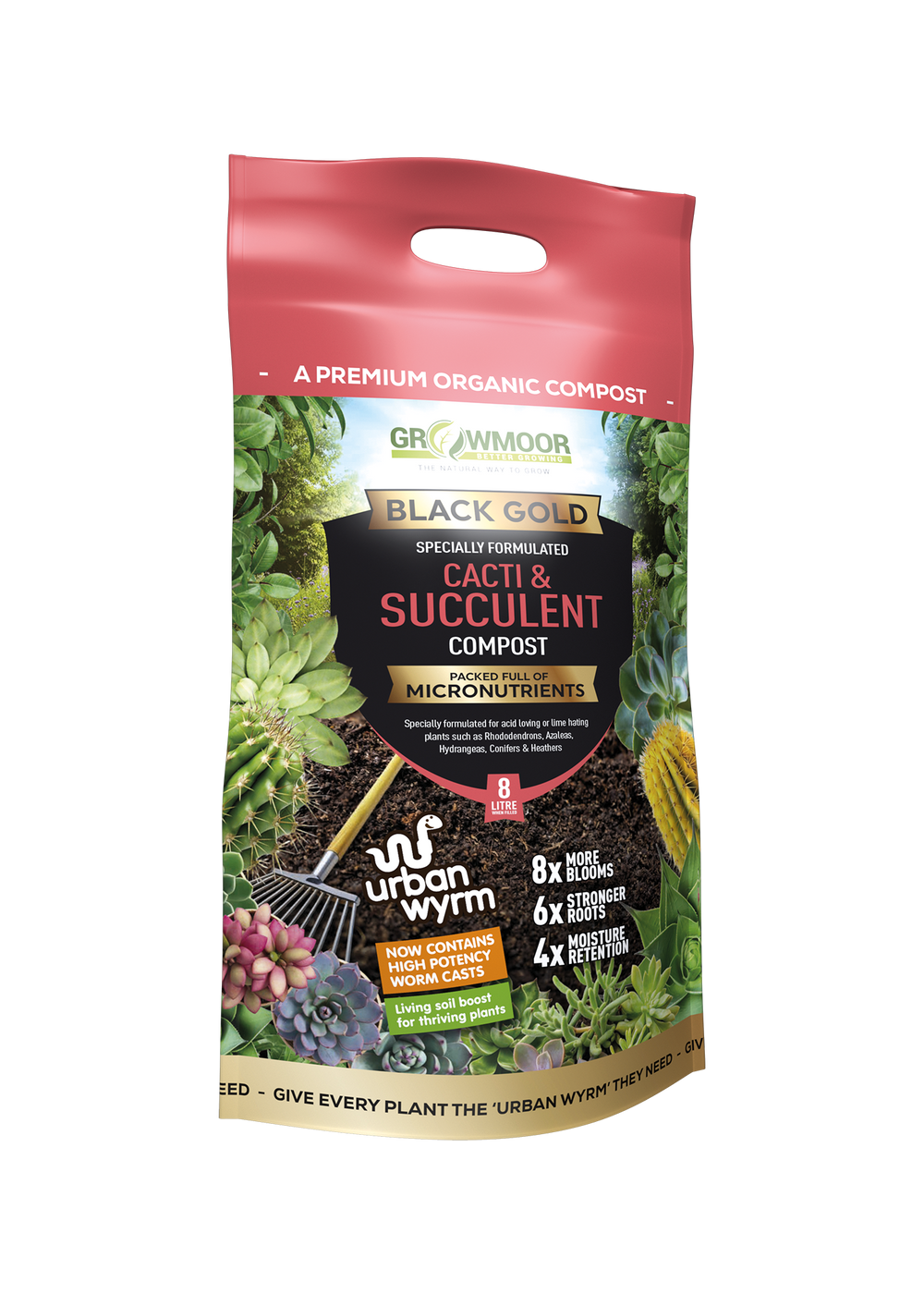 Cactus Black Gold Compost 8 Litre Carry Bag